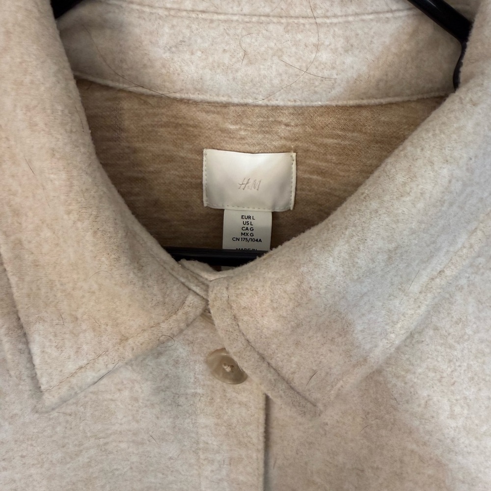 H&M Beige Utility Jacket - Picture 2 of 3